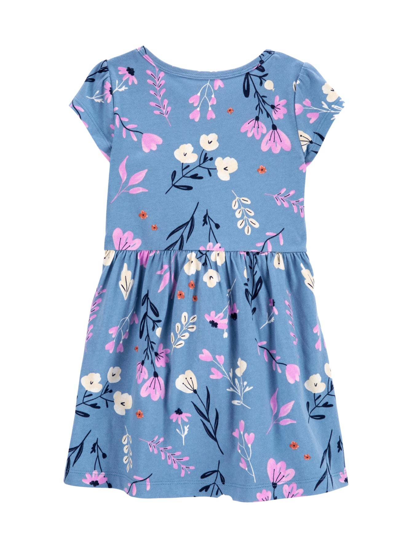 Vestido Carter´s Azul Manga Larga Para Niña