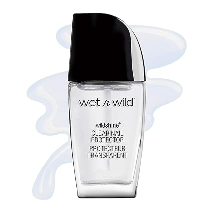 Wet n Wild Shine - Esmalte de uñas, protector de uñas transparente