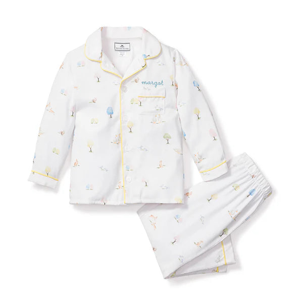 Conjunto de pijama de jardines de Pascua Petite Plume