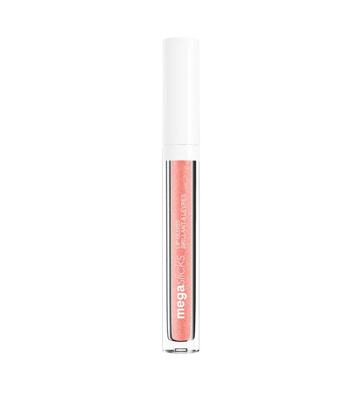 Wet n wild, Mega Slicks Lip Gloss, Brillo de Labios Extrabrillante y Ligero para unos Labios Suaves, Voluminosos y Saludables, Fórmula Mejorada con Ácido Hialurónico y Colágeno Vegano, Sinless