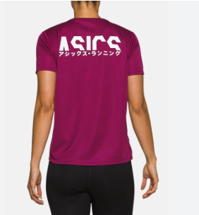 Camiseta de manga corta ASICS KATAKANA para mujer