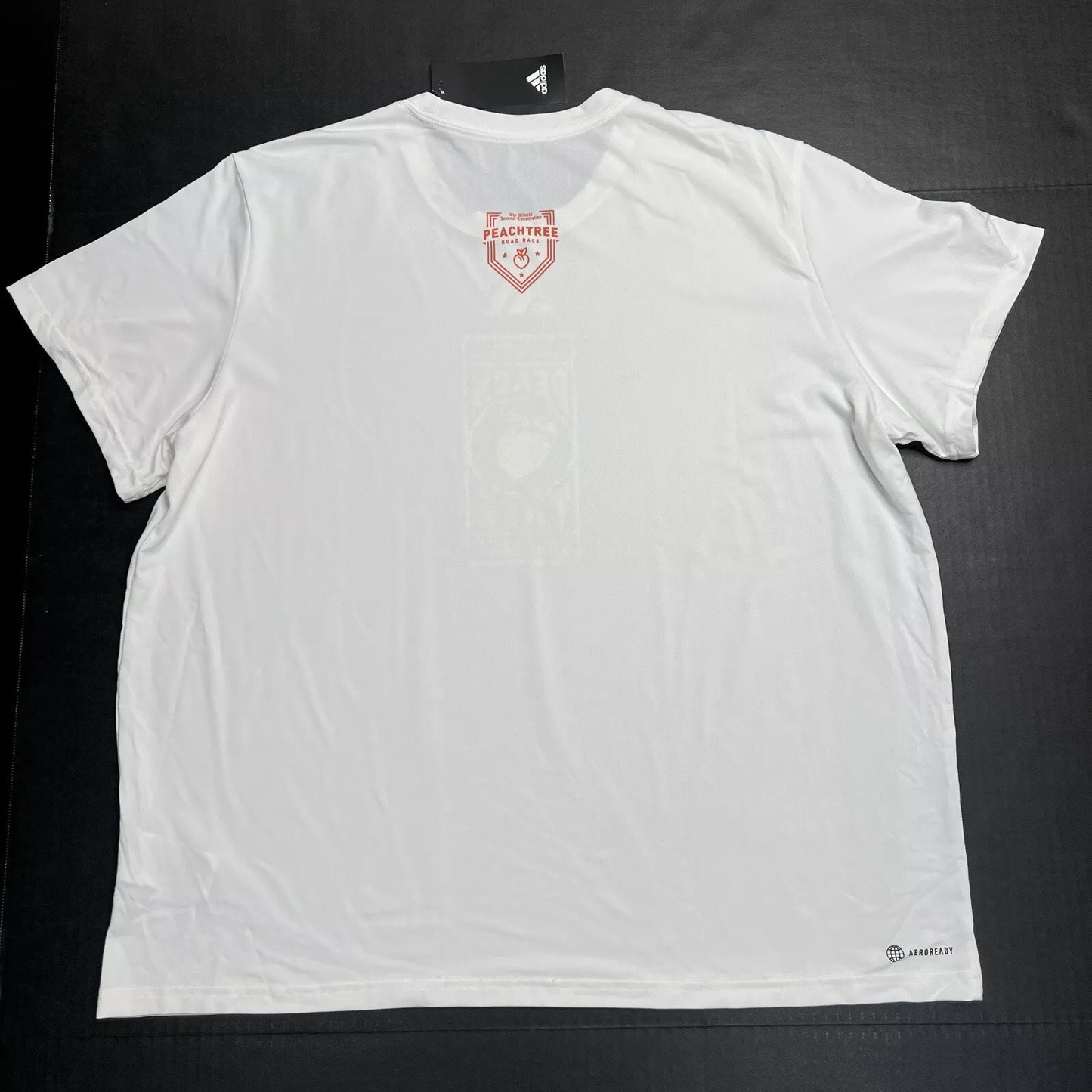 Adidas Atlanta Peachtree Carretera Carrera Correr Atlética Blanca Camisa Para Hombres