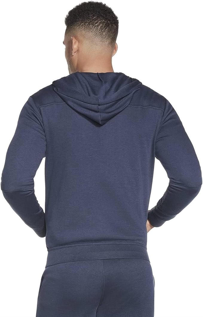 Skechers Sudadera con Capucha Goknit Pique con Cremallera Completa Sudadera con Capucha para Hombre