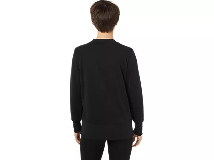 Camiseta deportiva negra para correr Asics LAM Los Angeles Marathon para mujer