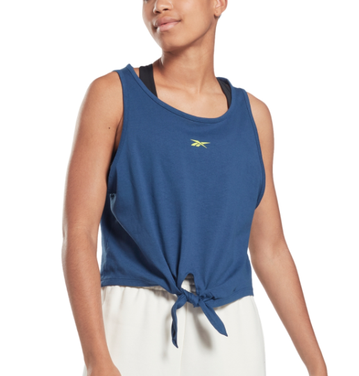 Playera Reebok S Front Tie Tank Para Mujer