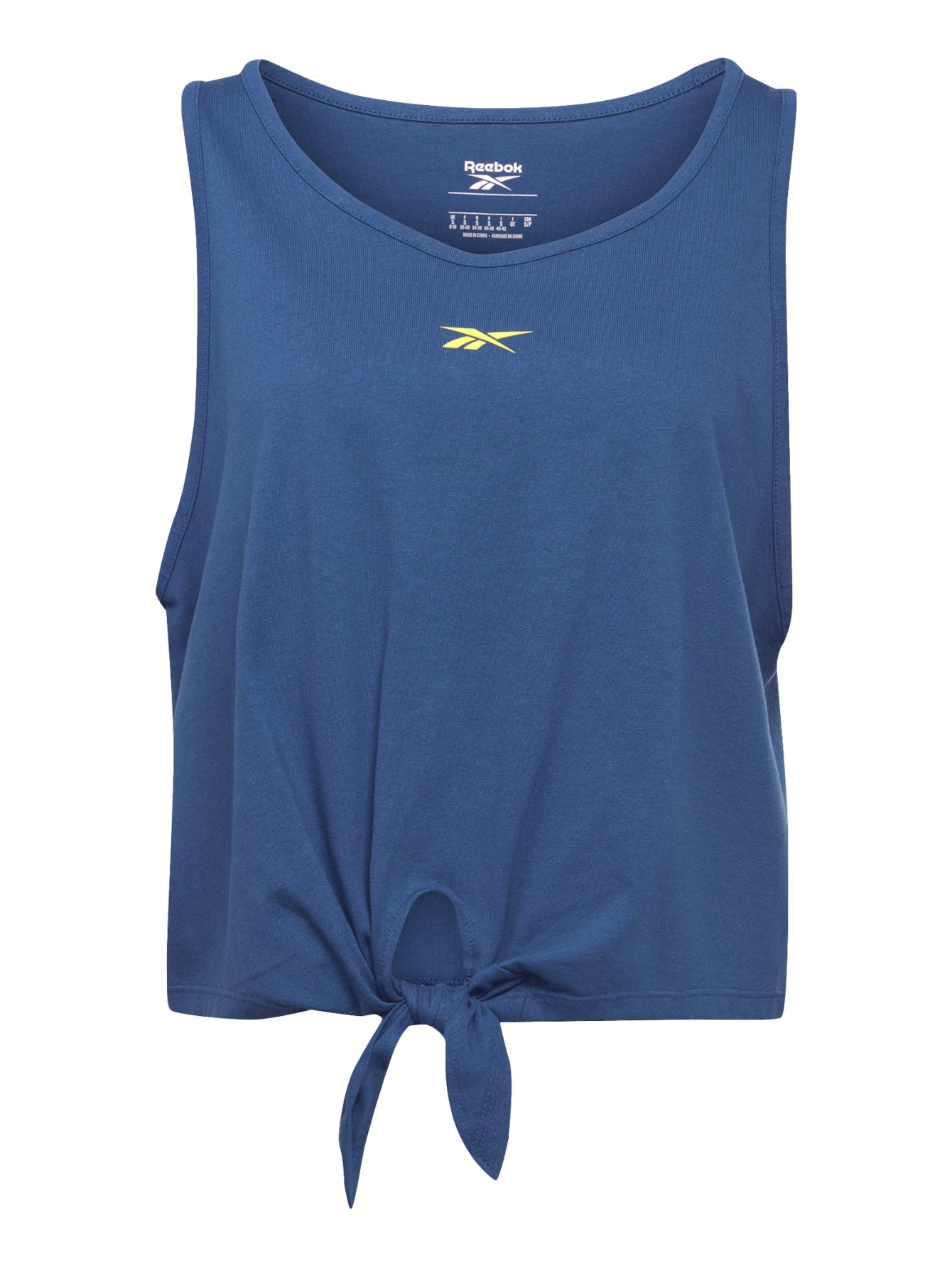 Playera Reebok S Front Tie Tank Para Mujer