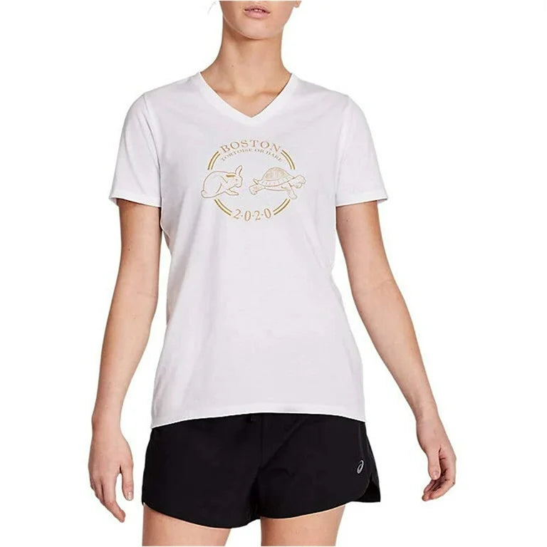 Camiseta gráfica ASICS Boston T&H para mujer