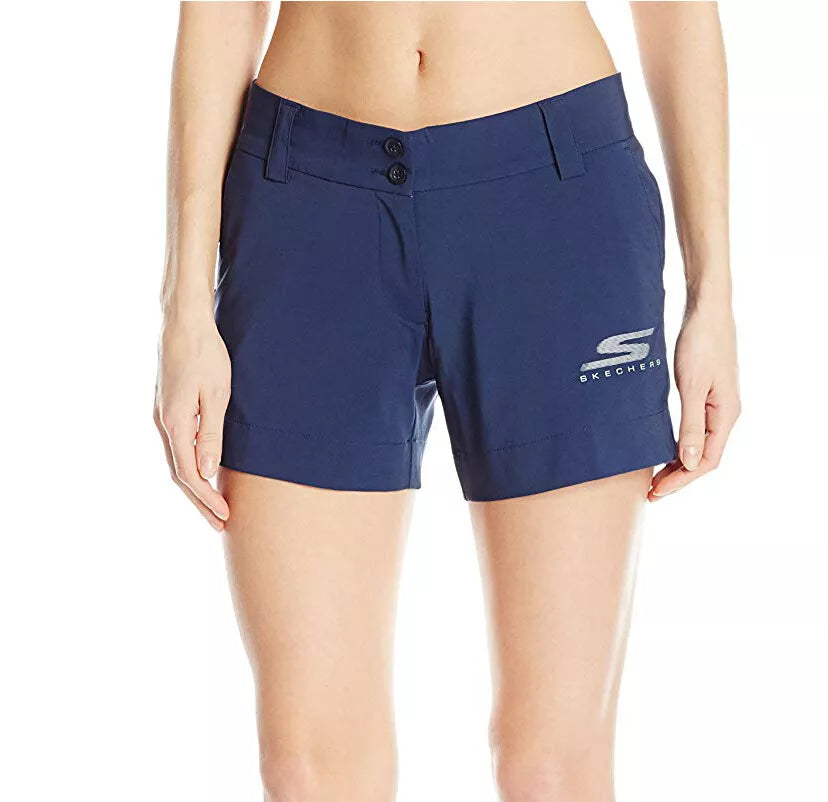 Pantalones cortos de golf para mujer Skechers Performance push Fade 4"