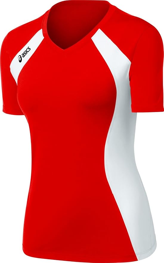 Jersey (Rojo/Blanco) ASICS Women 's Voleibol de Aggressor