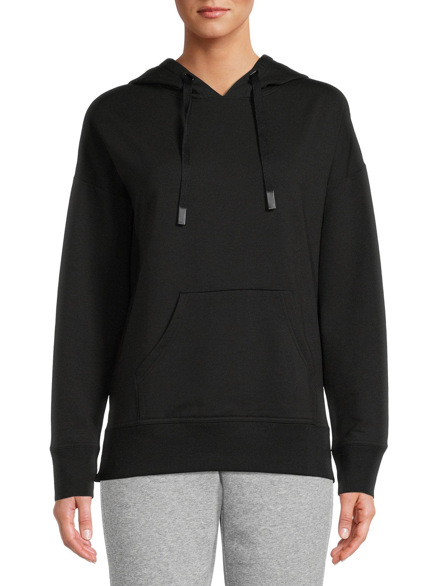 Sudadera con capucha suave para mujer Athletic Works con bolsillos delanteros