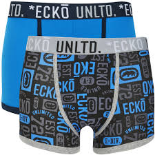Bóxers Ecko estampados para hombre (paquete de 2)
