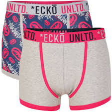 Bóxers Ecko estampados para hombre (paquete de 2)