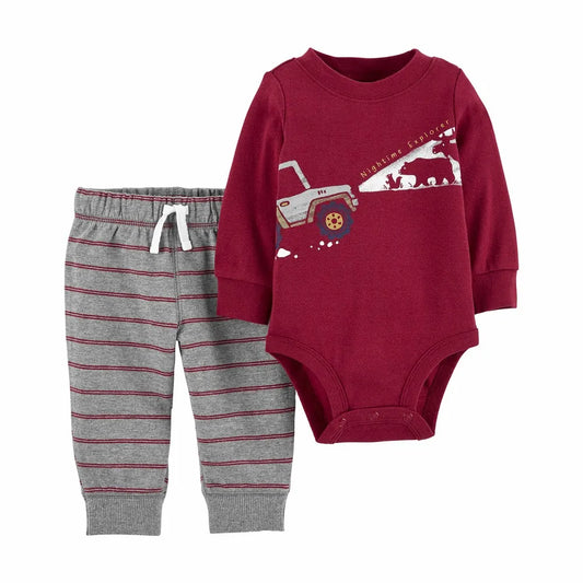 Conjunto de 2 piezas Explorer de manga larga y pantalón - Bebé niño Carter´s
