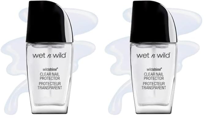 Wet n Wild Shine - Esmalte de uñas, protector de uñas transparente