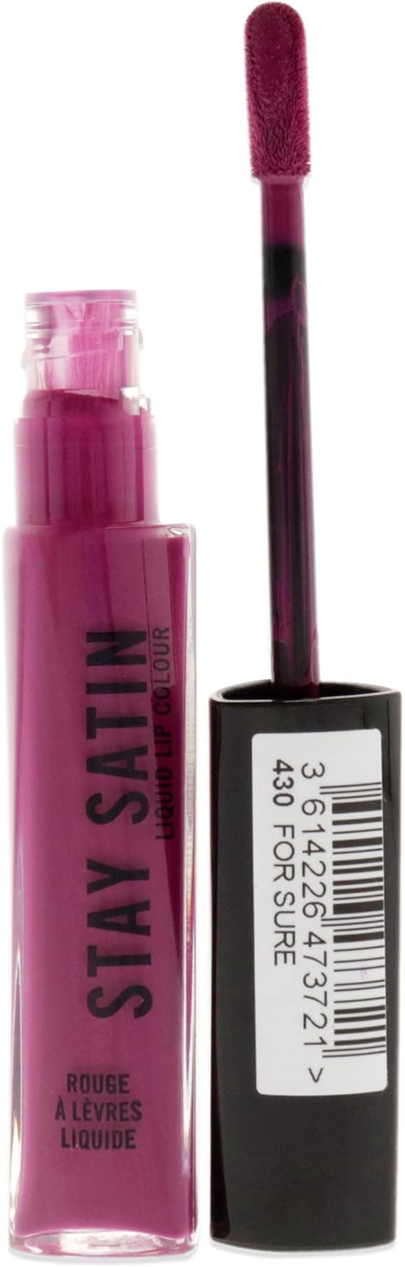 Lápiz labial líquido Stay Satin de Rimmel London - For Sure para mujer