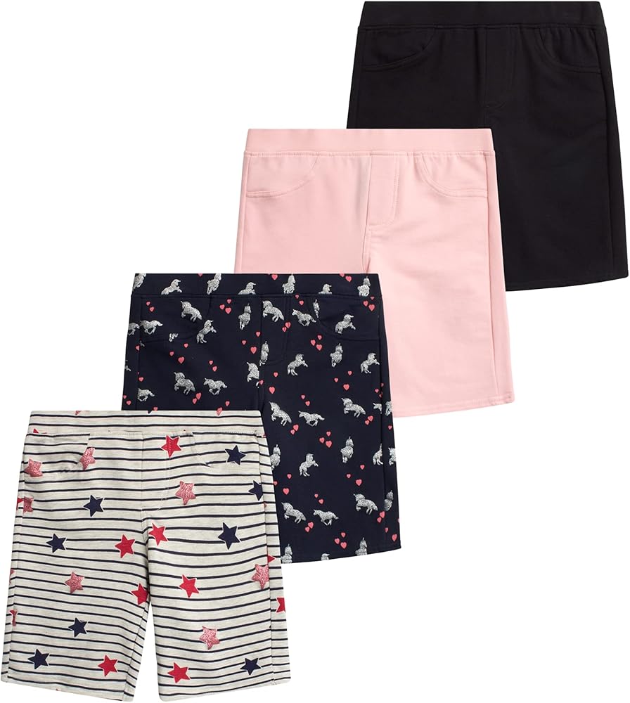 VIGOSS - Leggings y pantalones cortos para niñas, pantalones cortos elásticos cómodos y leggings