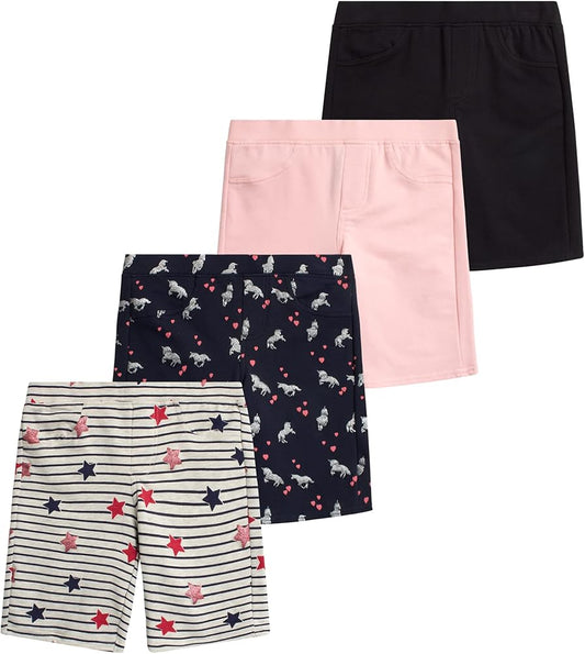 VIGOSS - Leggings y pantalones cortos para niñas, pantalones cortos elásticos cómodos y leggings