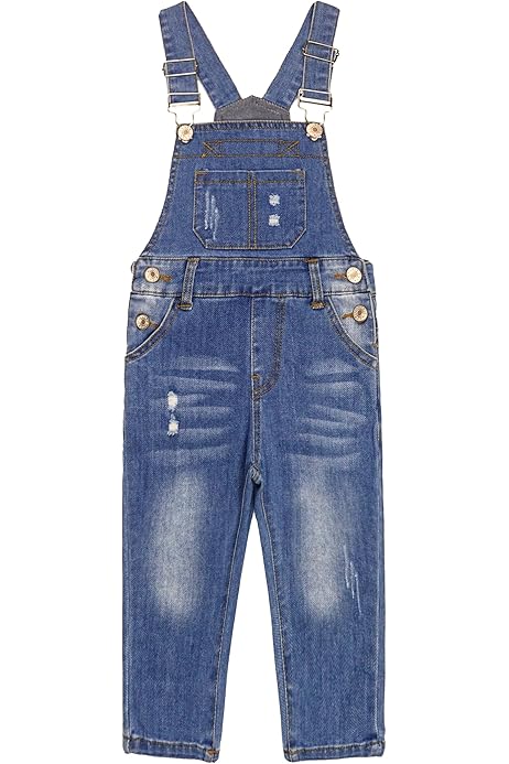 Overol de mezclilla para niñas Vigoss