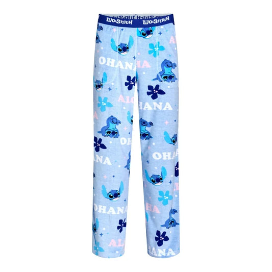 Pantalones de pijama de terciopelo para mujer de Disney Lilo & Stitch.
