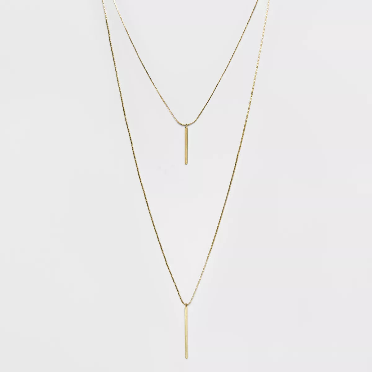 Collar con colgante en capas, corto y largo - A New Day™ Gold