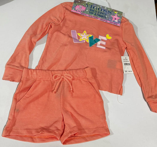 Short y Top Vigoss para niñas