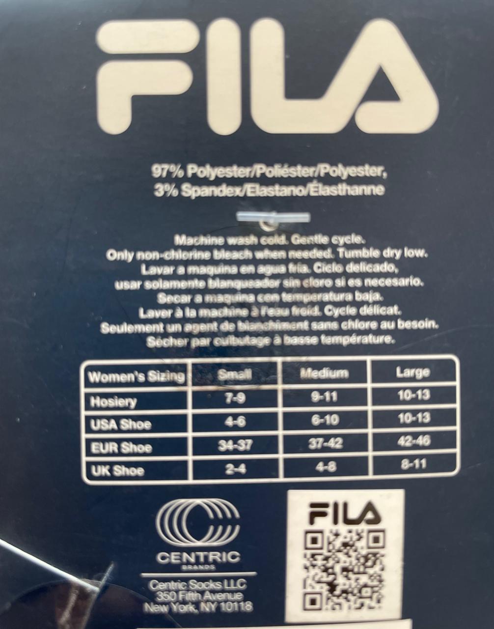 Fila Calcetines Super No Show para Mujer