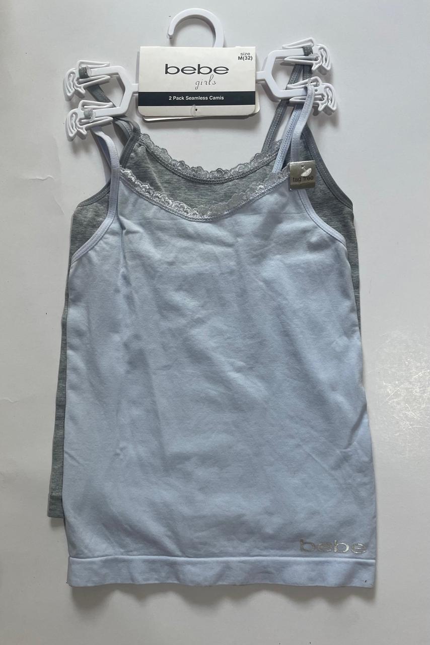 Camis sin costuras Bebe Girl 2pk
