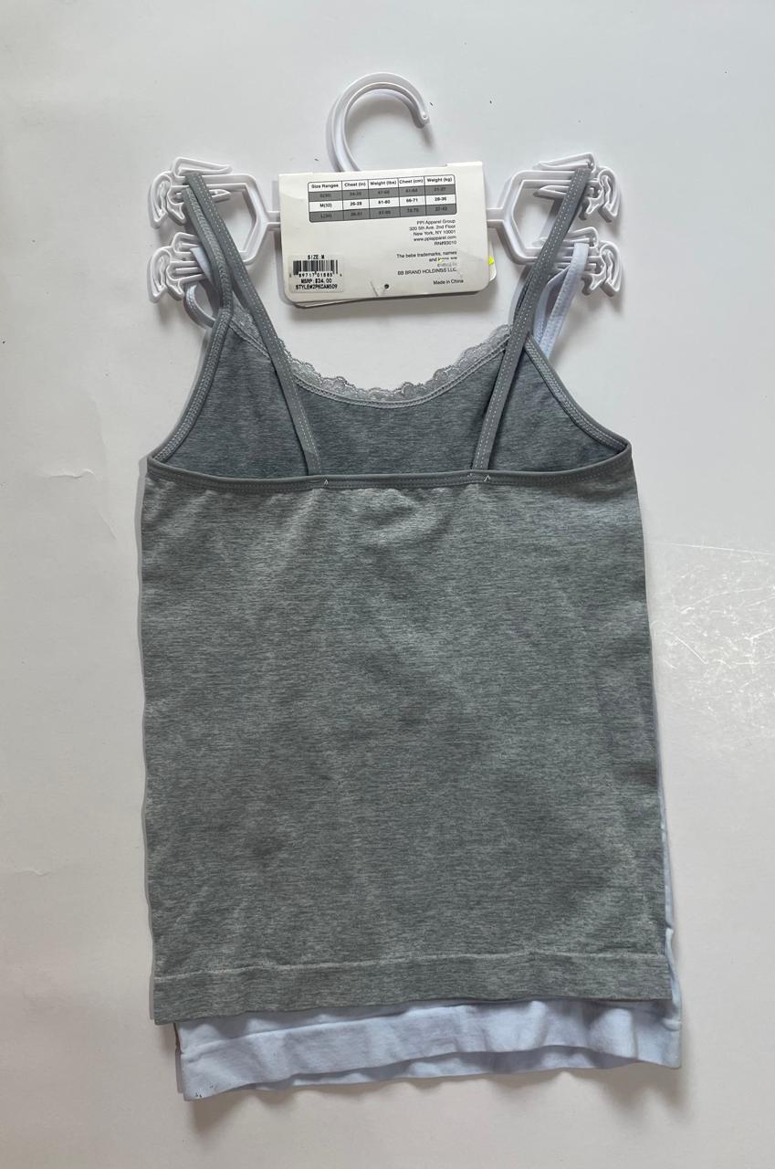 Camis sin costuras Bebe Girl 2pk