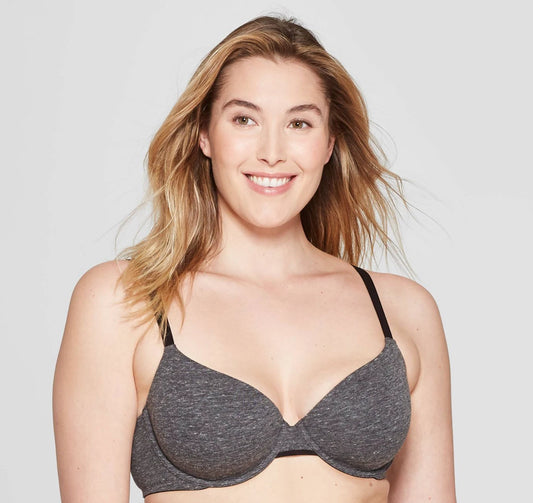 Sujetador Camiseta Demi Cotton Cotton con Varillas - Ligeramente Forrado para Mujer - Auden